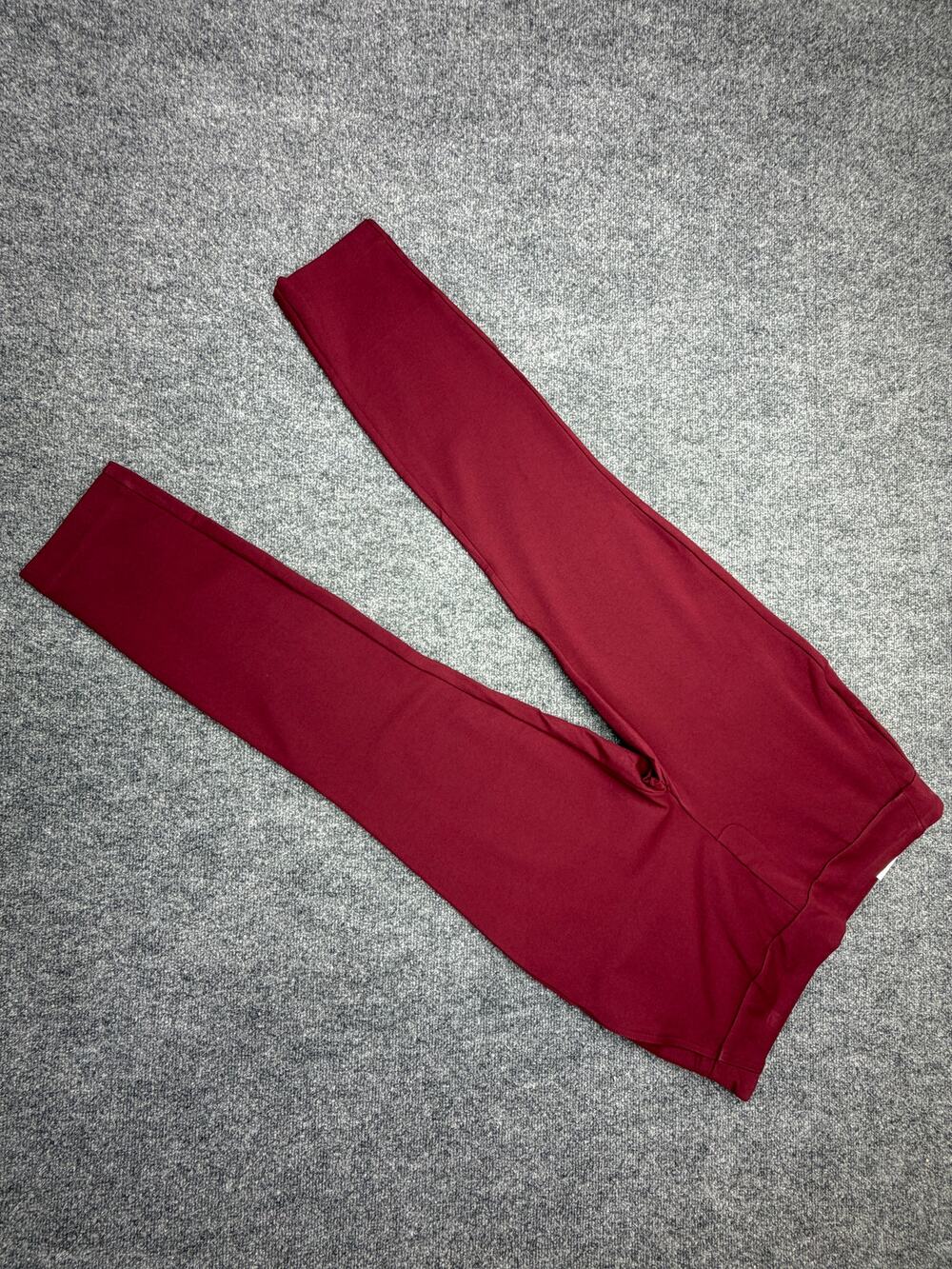 Dalia Pants Womens Large Ruby Red NWT Tummy Control Mid Rise Slim Ankle Stretch
